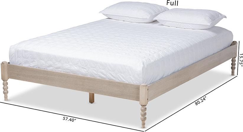 Wholesale Interiors Beds - Cielle King Bed Antique White