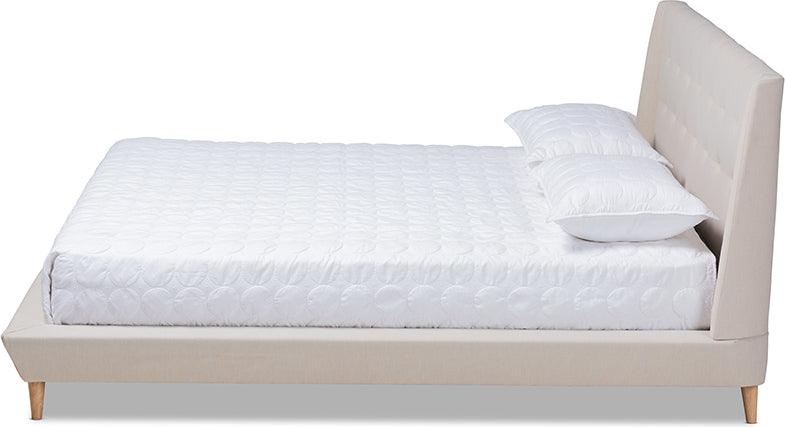 Wholesale Interiors Beds - Naya King Bed Beige