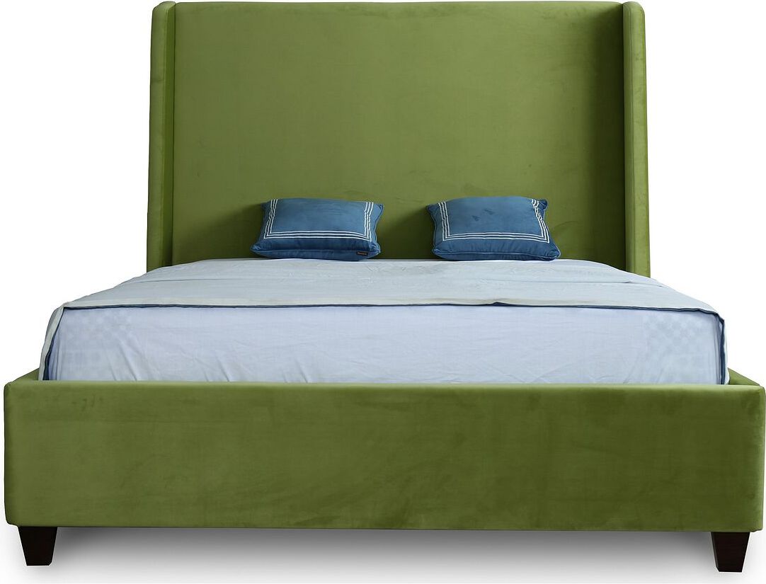 Manhattan Comfort Beds - Parlay Pine Green Queen Bed