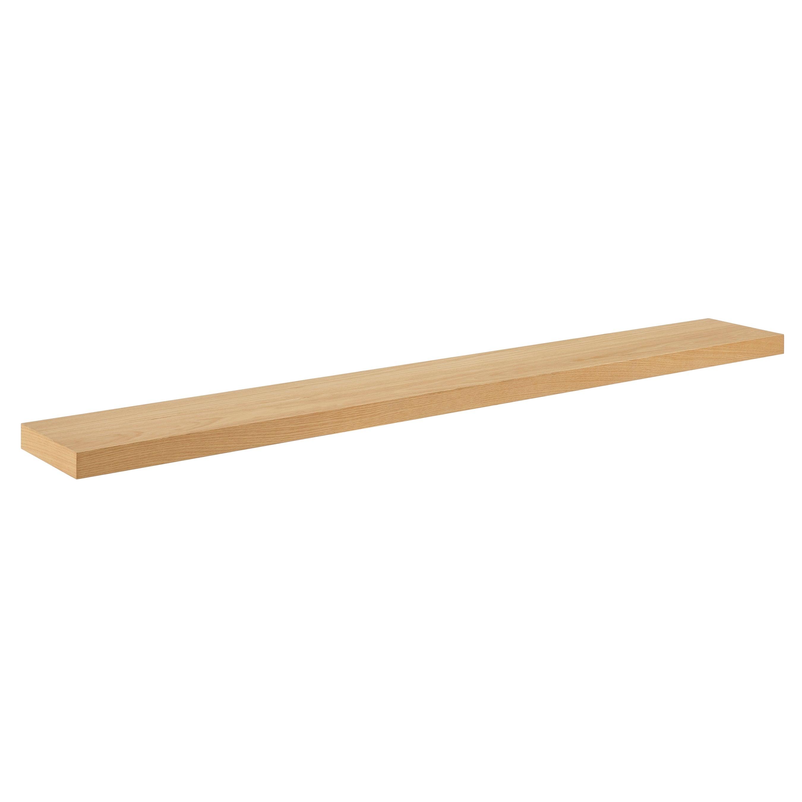 Euro Style Shelves - Barney 75" Floating Shelf/Shelving Oak