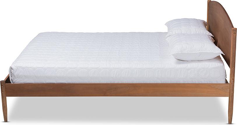 Wholesale Interiors Beds - Leanora Queen Bed Ash walnut