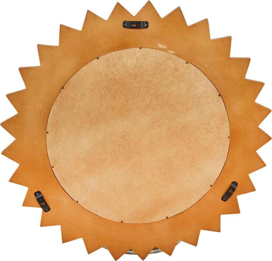 Sagebrook Home Mirrors - Wood 44" Wall Mirror Brown