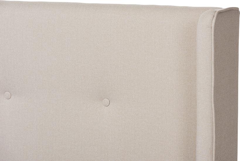 Wholesale Interiors Beds - Brooklyn King Bed Light Beige