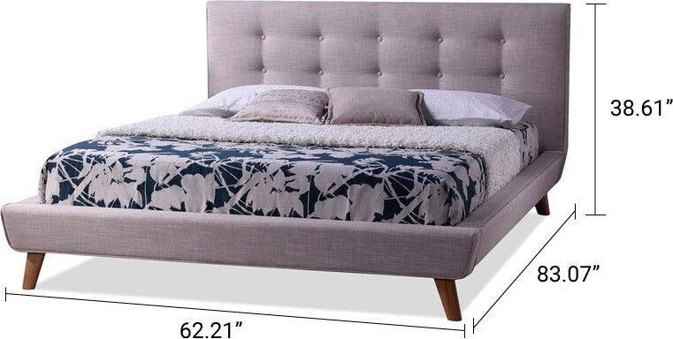 Wholesale Interiors Beds - Jonesy Full Bed Beige