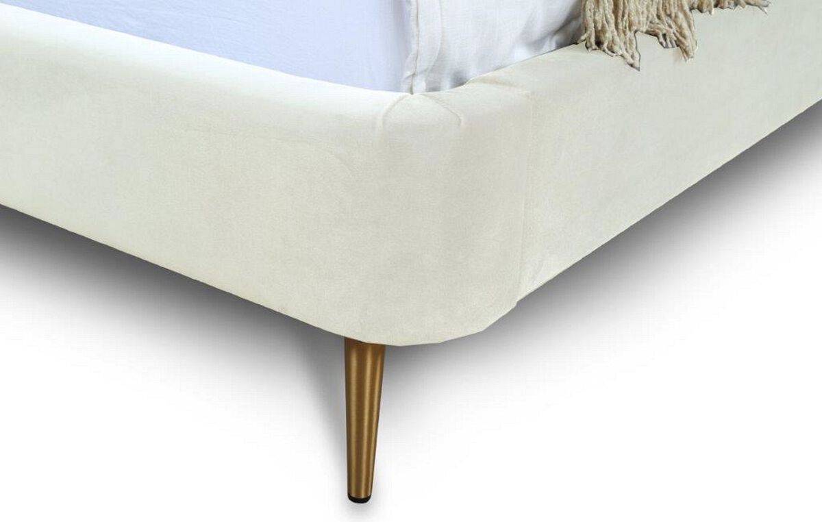 Manhattan Comfort Beds - Heather Queen Bed Cream