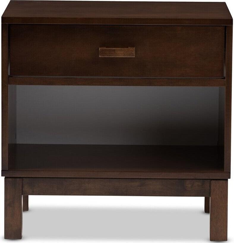 Wholesale Interiors Nightstands & Side Tables - Deirdre Nightstand Brown
