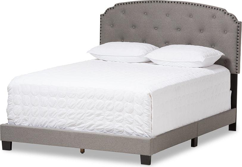 Wholesale Interiors Beds - Lexi Queen Bed Light Gray