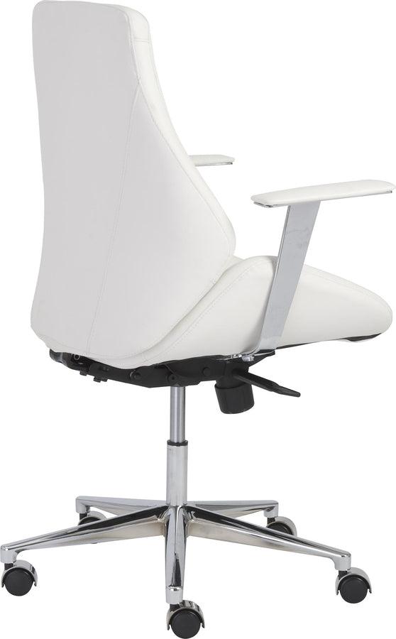 Euro Style Task Chairs - Bergen Low Back Office Chair White