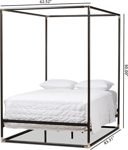 Wholesale Interiors Beds - Eva Queen Bed Black