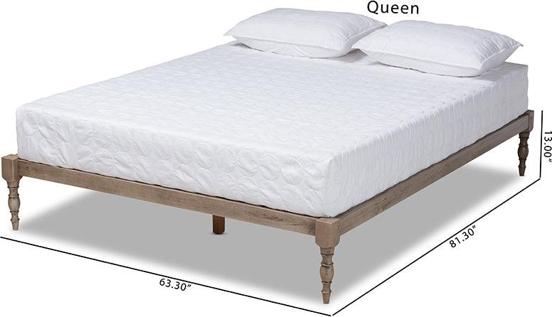 Wholesale Interiors Beds - Iseline King Bed Antique Gray