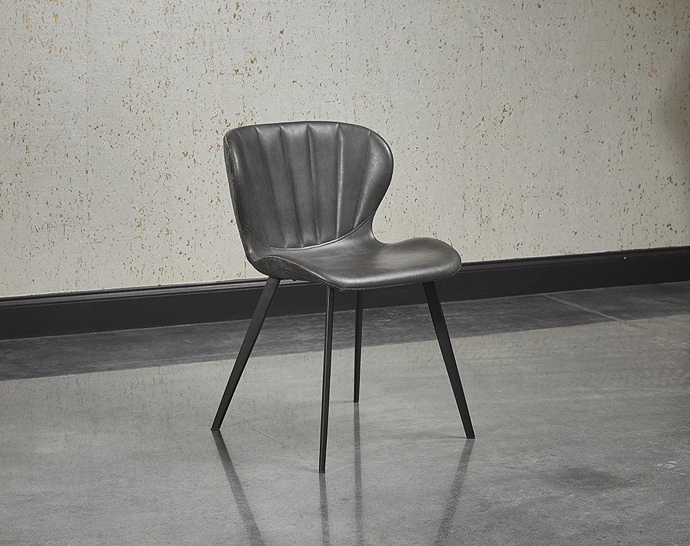 SUNPAN Dining Chairs - Arabella Dining Chair - Bravo Portabella / Polo Club Kohl Grey