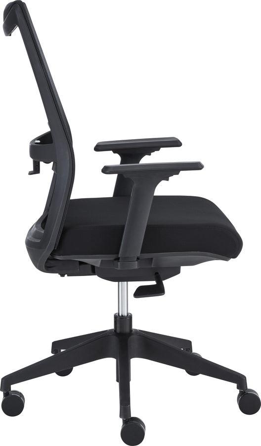 Euro Style Task Chairs - Lasse High Back Office Chair Black