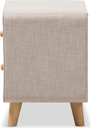 Wholesale Interiors Nightstands & Side Tables - Jonesy Nightstand Beige