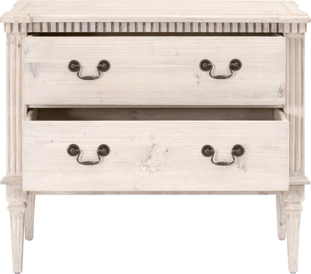 Essentials For Living Chest of Drawers - Rhone Accent Chest White Wash Pine