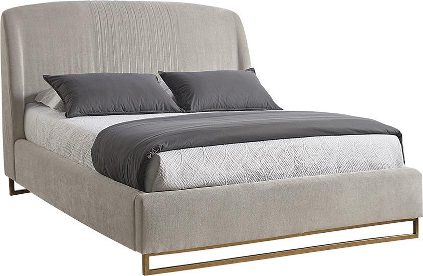 SUNPAN Beds - Nevin Bed - Queen - Polo Club Stone Gray