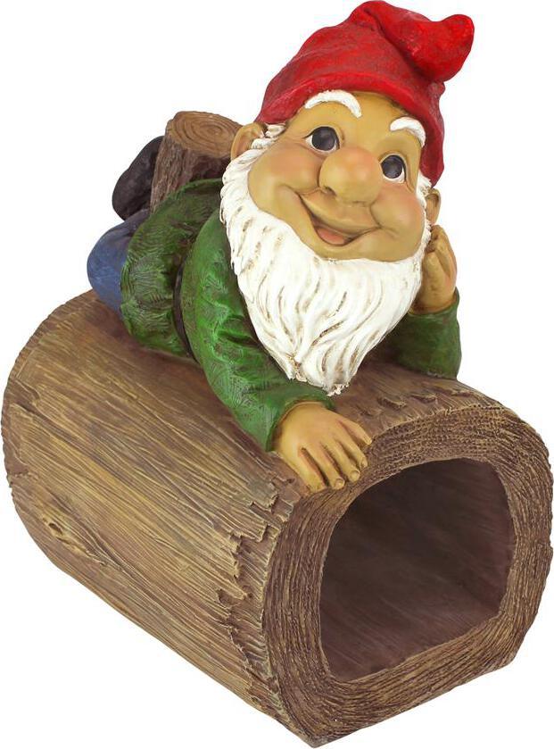 Design Toscano Gutter Guardian - Stormie The Gnome Rain Gutter