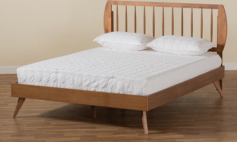 Wholesale Interiors Beds - Emiko Full Bed Walnut Brown