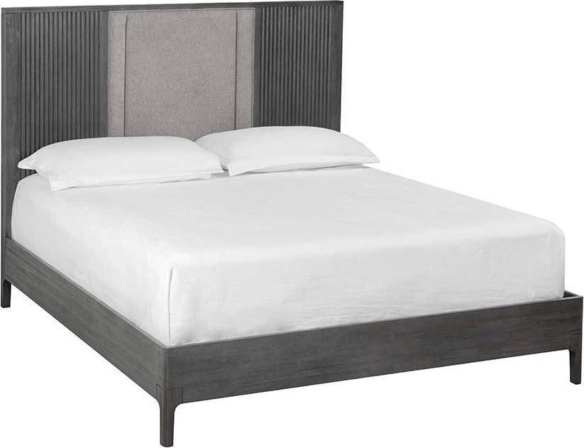 SUNPAN Beds - Keldon Bed - Queen - Belfast Heather Grey Gray