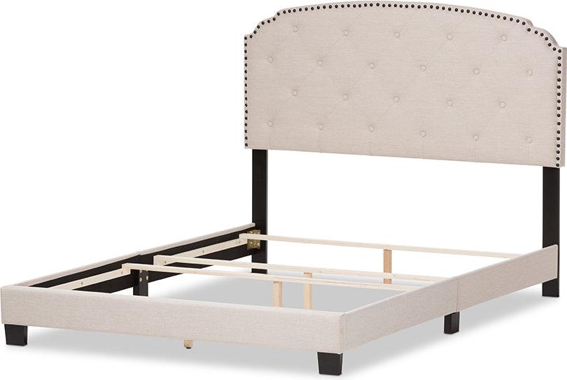 Wholesale Interiors Beds - Lexi Full Bed Light Beige