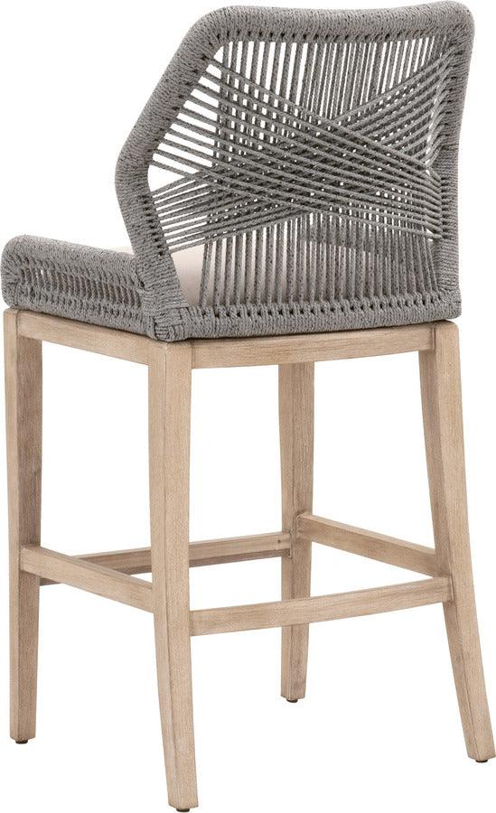 Essentials For Living Barstools - Loom Barstool Platinum Natural Gray