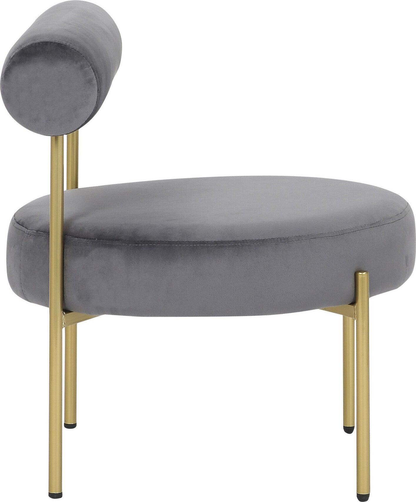Lumisource Accent Chairs - Rhonda Accent Chair Gold & Silver