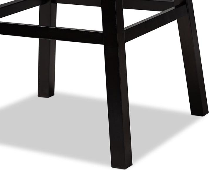 Wholesale Interiors Barstools - Gregory Bar Stool Light Gray & Dark Brown (Set of 2)