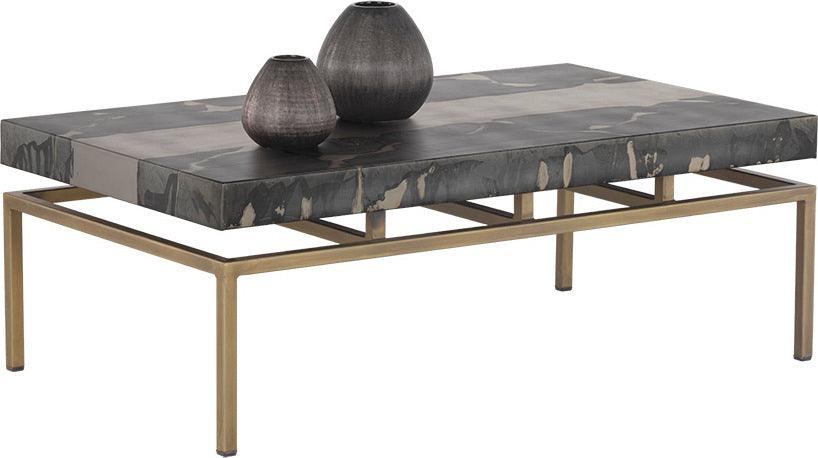 SUNPAN Coffee Tables - Toreno Coffee Table Antique Brass