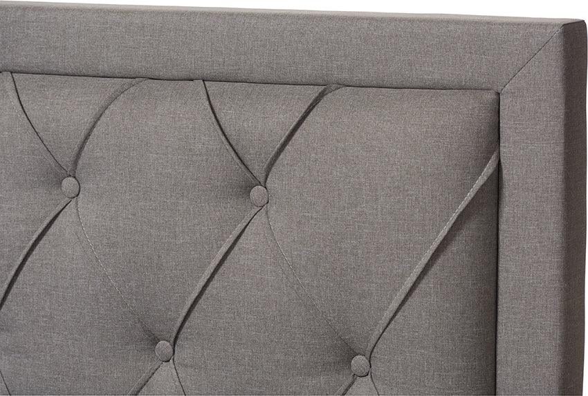 Wholesale Interiors Beds - Aurelie Queen Storage Bed Light Gray