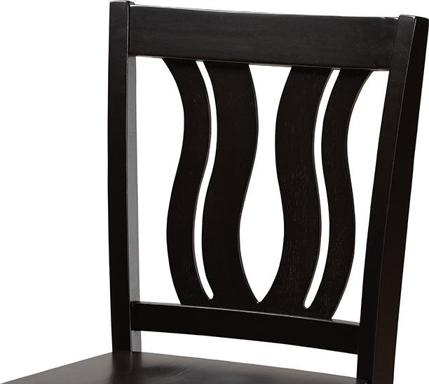 Wholesale Interiors Barstools - Fenton Bar Stool Dark Brown (Set of 2)