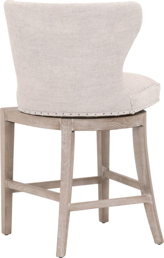 Essentials For Living Barstools - Milton Swivel Counter Stool Natural Gray Ash
