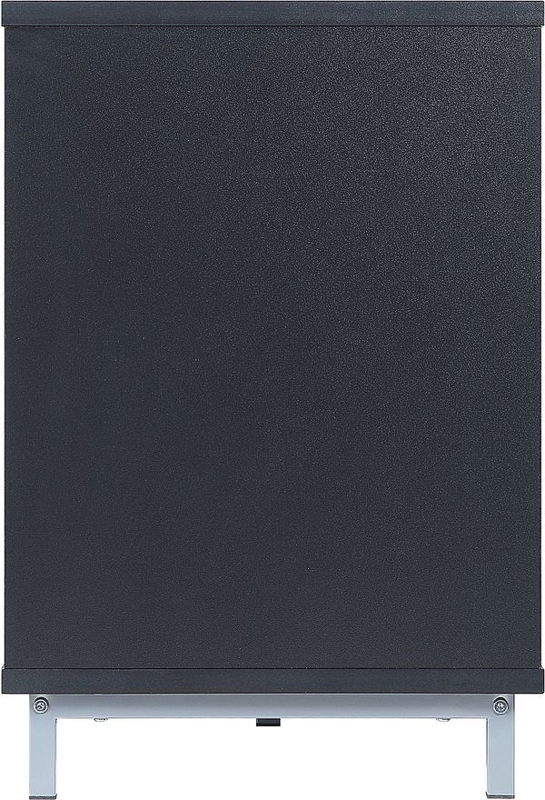 Manhattan Comfort Fireplaces - Brighton Fireplace in Onyx