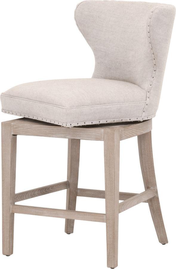 Essentials For Living Barstools - Milton Swivel Counter Stool Natural Gray Ash