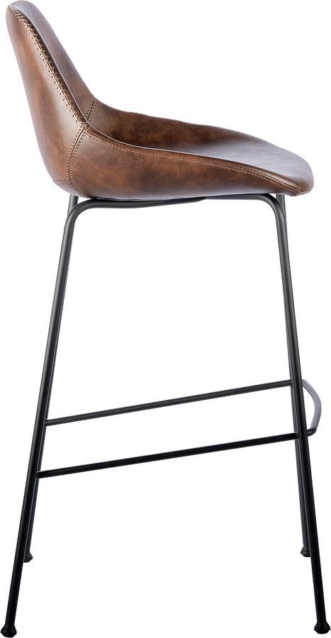 Euro Style Barstools - Corinna Bar Stool in Vintage Brown - Set of 2
