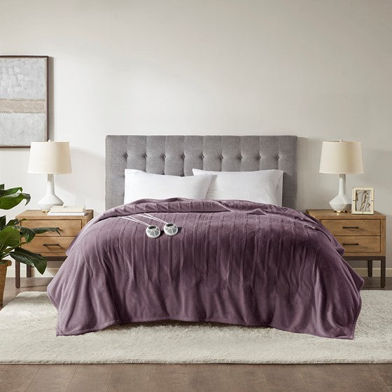 Olliix.com Heated Blankets - Blanket Purple King
