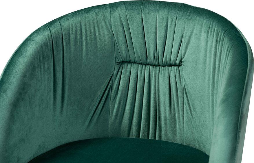 Wholesale Interiors Dining Chairs - Ballard Glamour Dining Chair Green & Gold