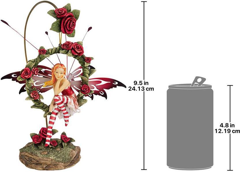 Design Toscano Trendy Gifts - Radiant Rose Dangling Fairy Statue