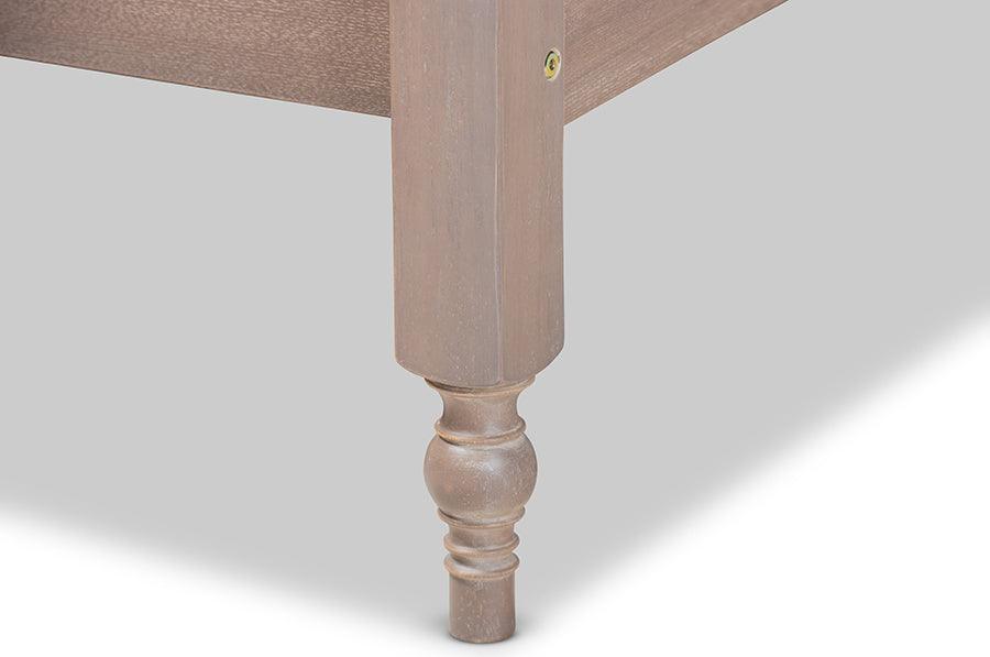 Wholesale Interiors Beds - Laure Full Bed Antique Oak