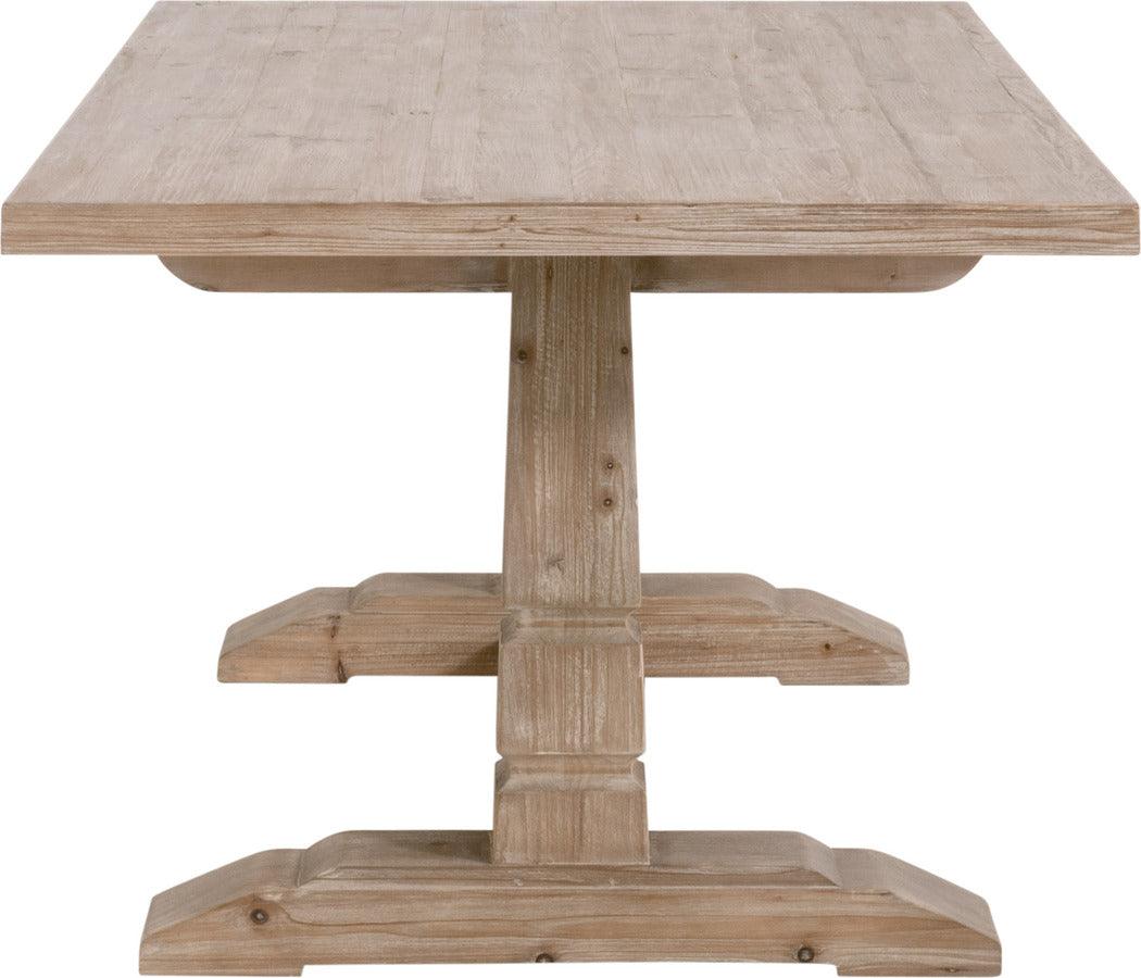 Essentials For Living Dining Tables - Hayes Extension Dining Table Smoke Gray Pine