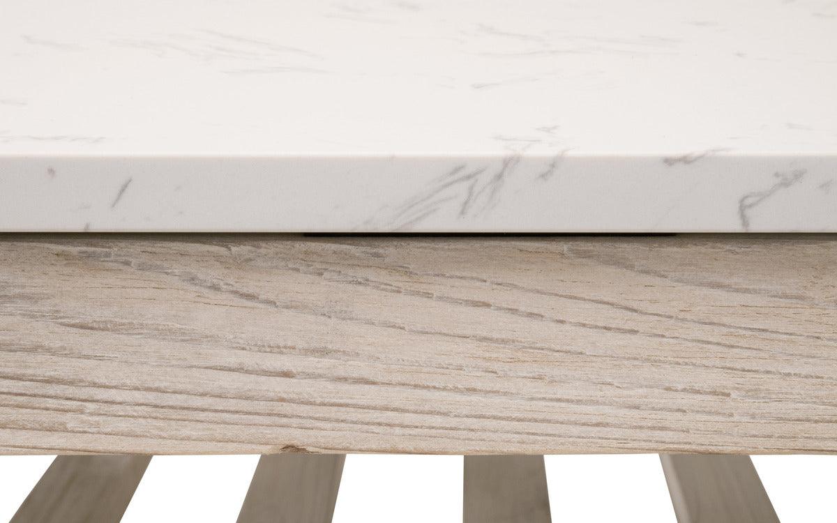 Essentials For Living Coffee Tables - Spruce Square Coffee Table White Wash