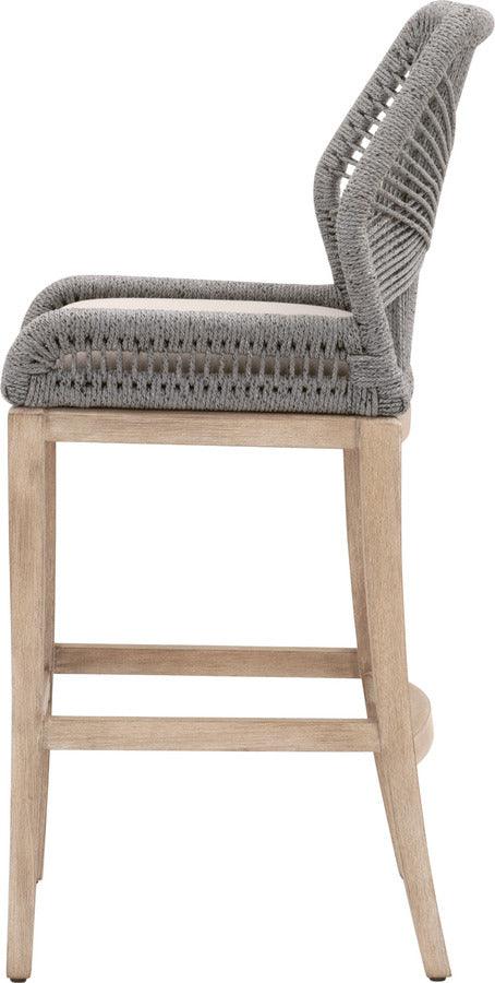 Essentials For Living Barstools - Loom Barstool Platinum Natural Gray