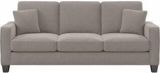 Bush Business Furniture Sofas & Couches - 85W Sofa Beige Herringbone Fabric