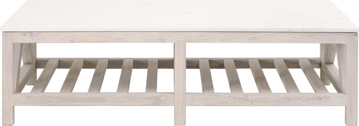 Essentials For Living Coffee Tables - Spruce Coffee Table White Wash Pine