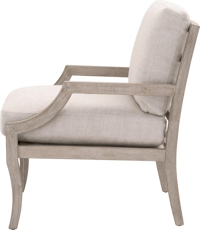 Essentials For Living Accent Chairs - Stratton Club Chair Natural Gray