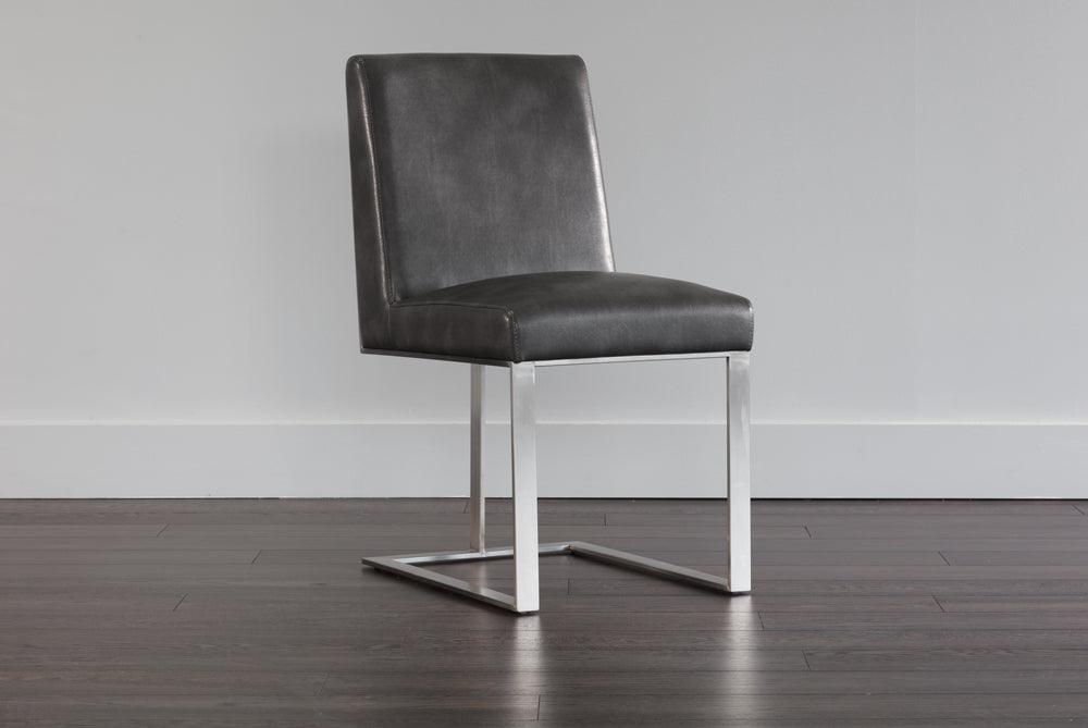 SUNPAN Dining Chairs - Dean Dining Chair - Stainless Steel - Cantina Magnetite