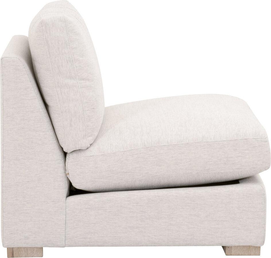 Essentials For Living Accent Chairs - Clara Modular 1-Seat Armless Chair Natural Gray Oak