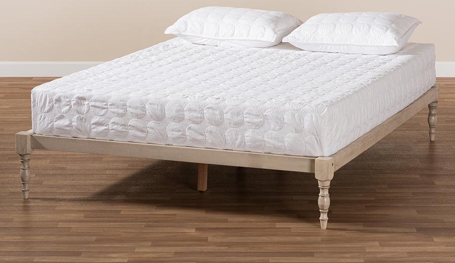 Wholesale Interiors Beds - Iseline King Bed Antique White