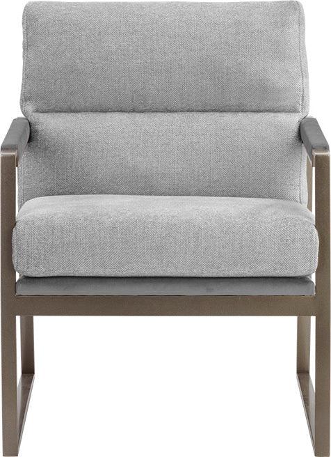 SUNPAN Accent Chairs - David Lounge Chair - San Remo Winter Cloud / Antonio Charcoal Gray