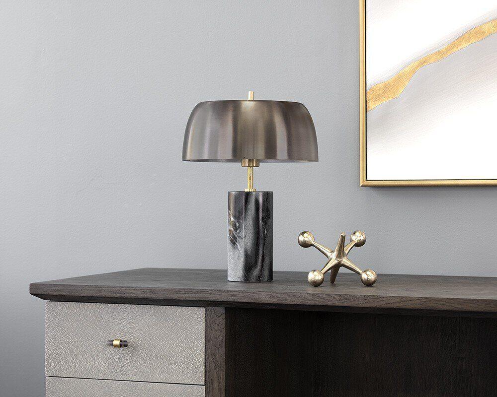 SUNPAN Table Lamps - Aludra Table Lamp Gray & Antique Silver