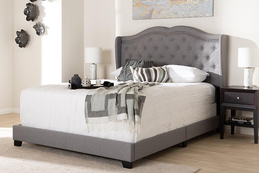 Wholesale Interiors Beds - Aden Queen Bed Gray