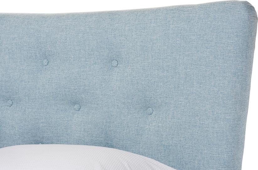 Wholesale Interiors Beds - Hannah Queen Bed Light Blue